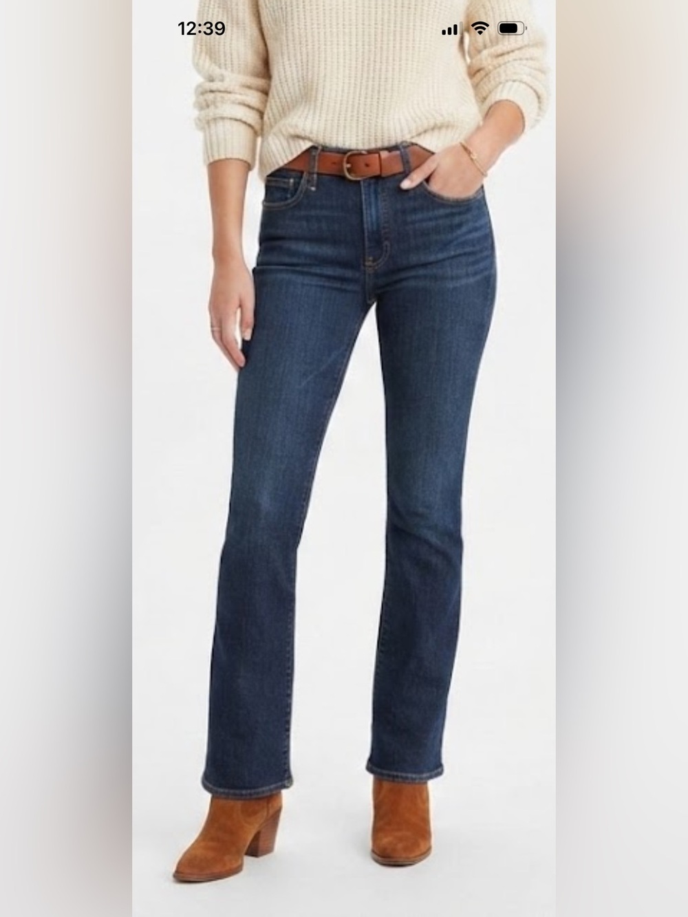 Levi Jeans Plus Size 14 515 Boot Cut